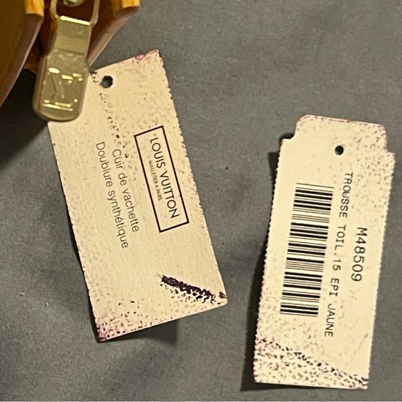 Louis Vuitton Tassil Yellow Epi Leather Trousse Toilette 15 Cosmetic Pouch - Picture 7 of 8